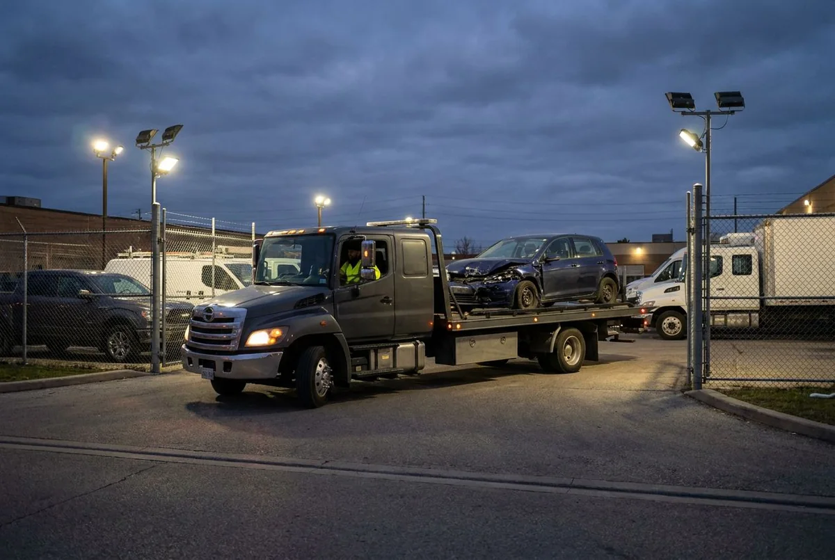 Accident towing