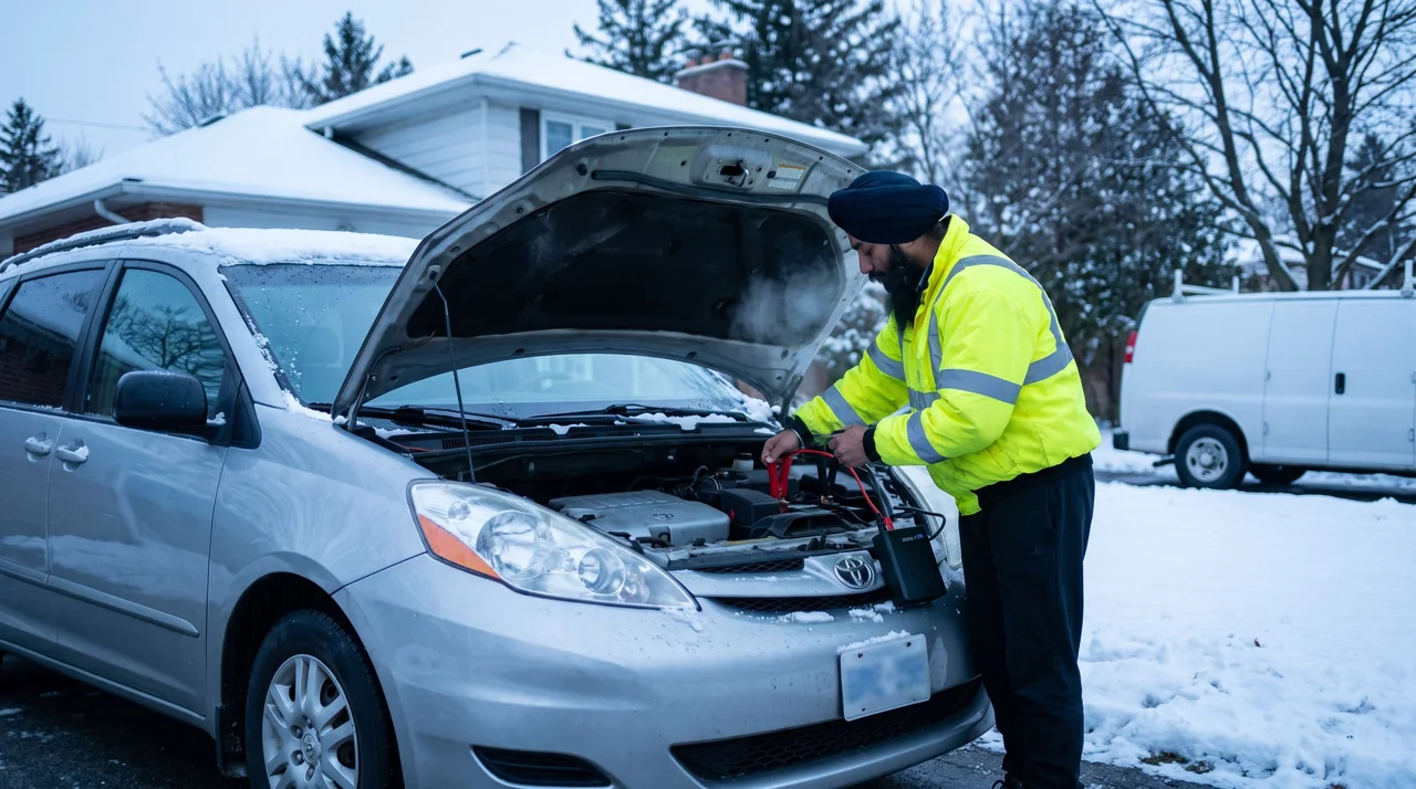 Battery boost: Dead battery? A jump start where you are.